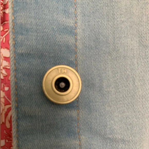 Tommy Hilfiger Women’s Blue Jean Denim Vest size S/P - Picture 5 of 7